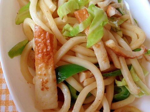 【肉なし】簡単お昼ご飯♪１人分焼きうどん